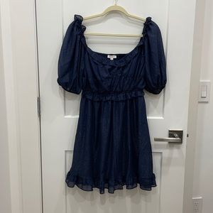 flowy puffy armed dress